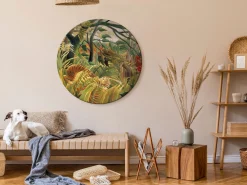 Rundes Bild 'Tropical Tiger Henri'