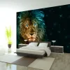 Selbstklebende Tapete 'Abstract lion...'