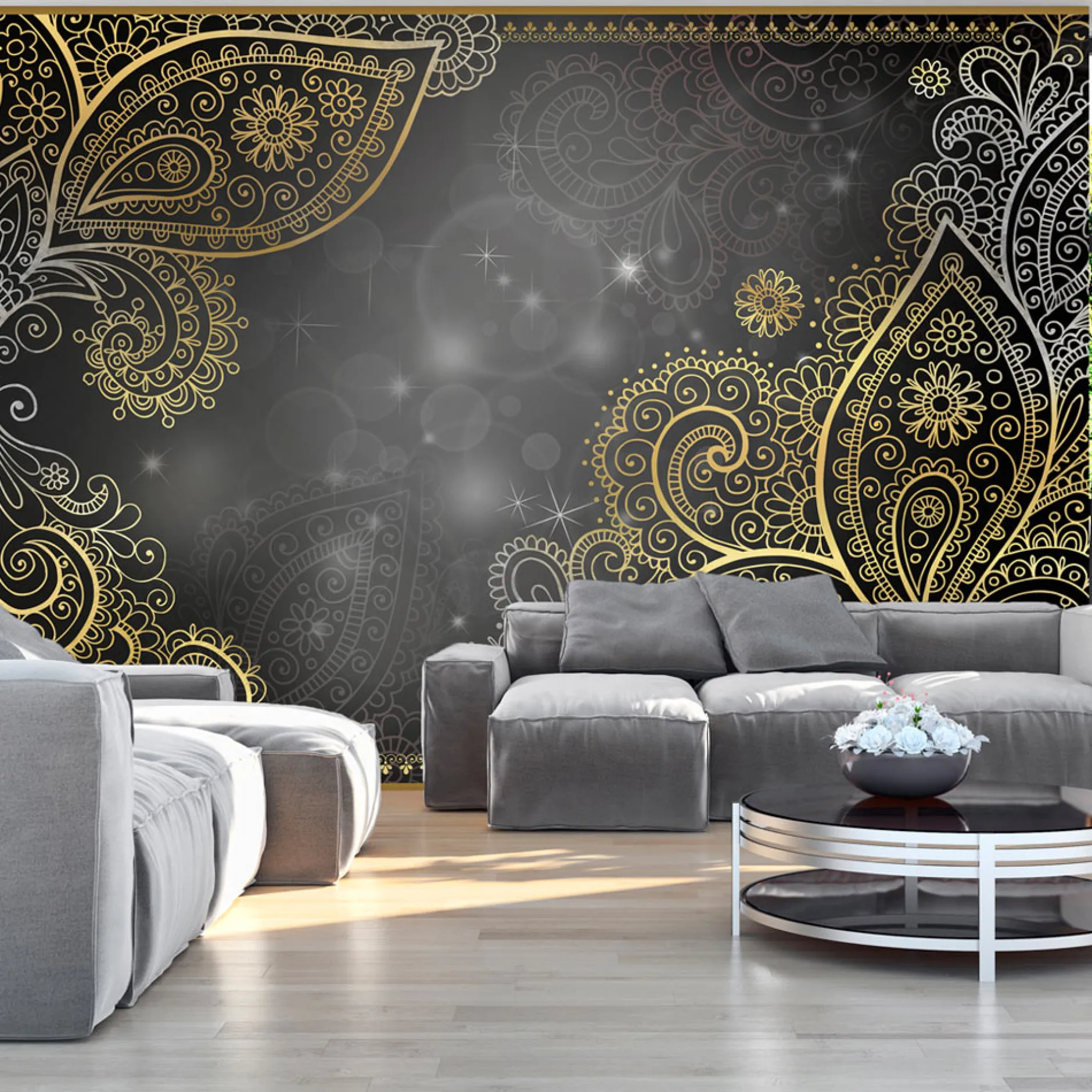Selbstklebende Tapete 'Arabesque Splendour'