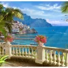 Selbstklebende Tapete 'Balcony Idyll'