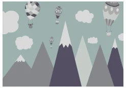 Selbstklebende Tapete 'Balloon Land'