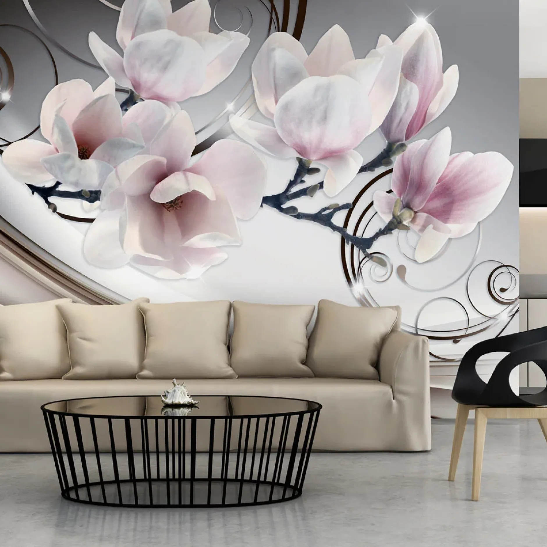 Selbstklebende Tapete 'Beauty of Magnolia'