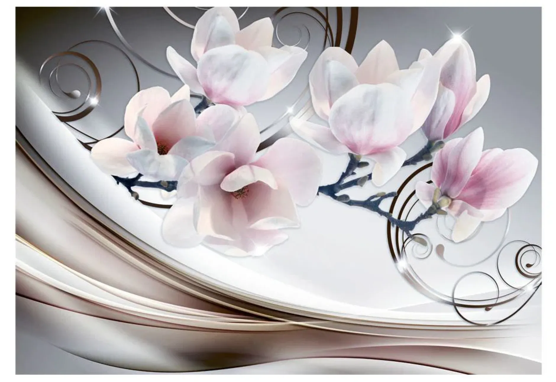 Selbstklebende Tapete 'Beauty of Magnolia'