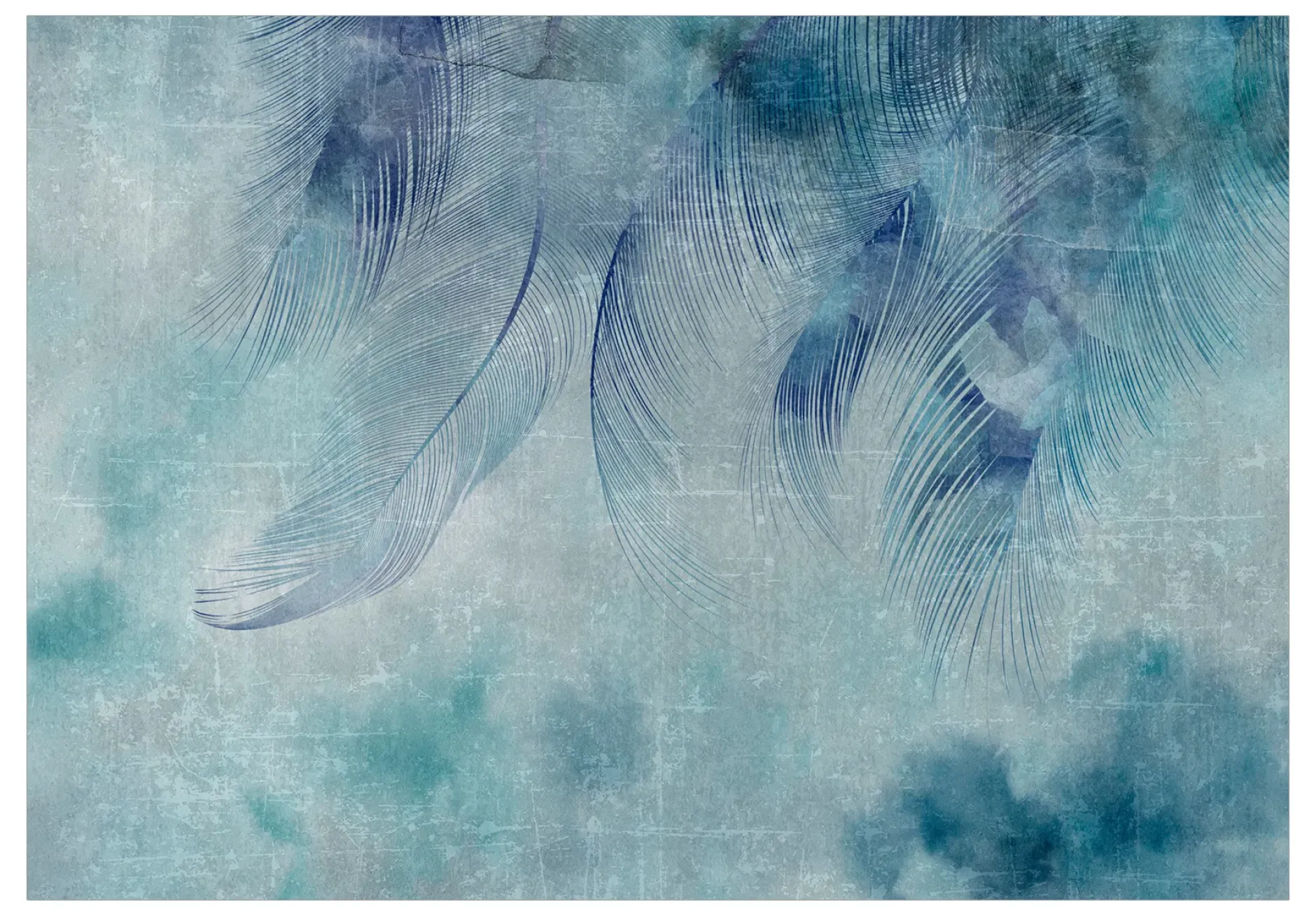 Selbstklebende Tapete 'Blue Cupid'