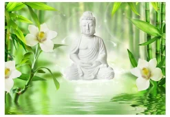 Selbstklebende Tapete 'Buddha and nature'