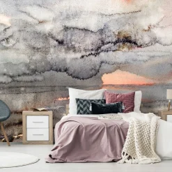 Selbstklebende Tapete 'Connected Clouds'
