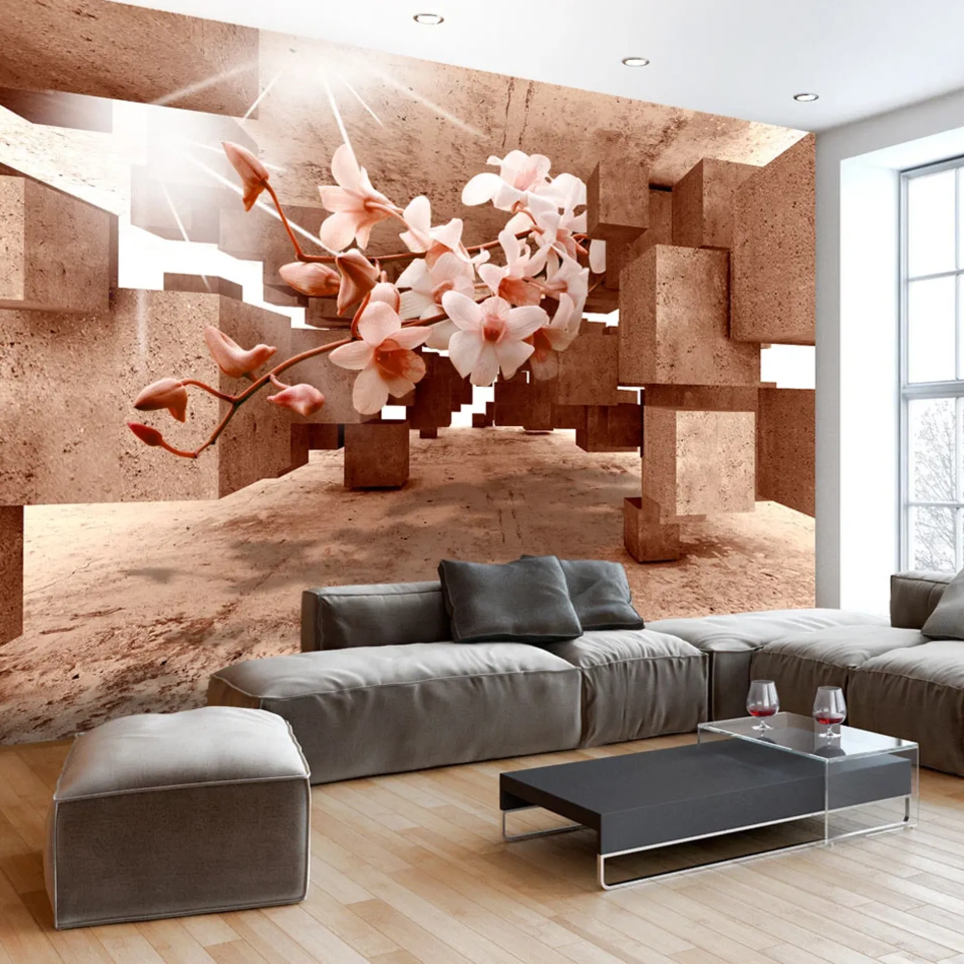 Selbstklebende Tapete 'Curiosities of Nature'