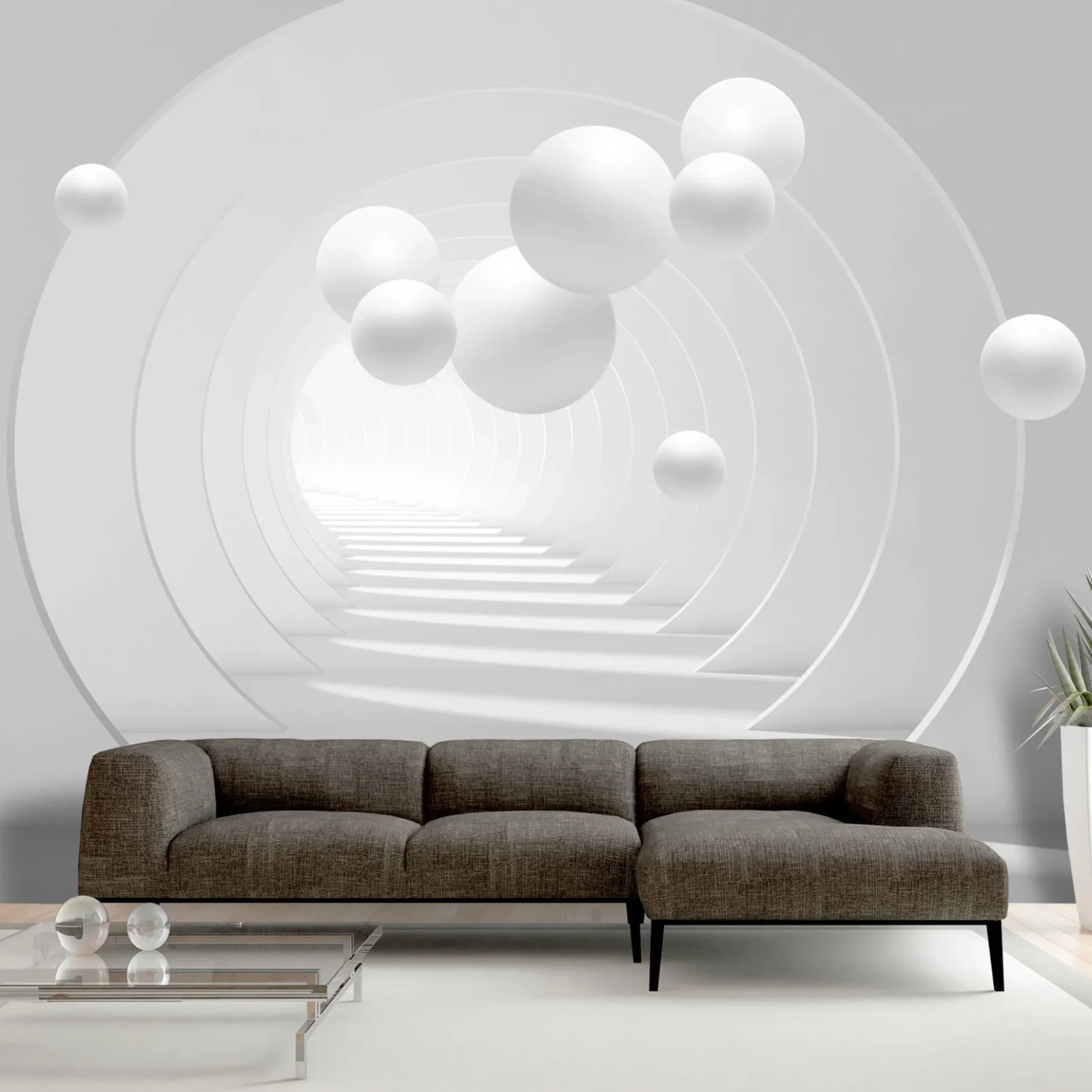 Selbstklebende Tapete '3D Tunnel'