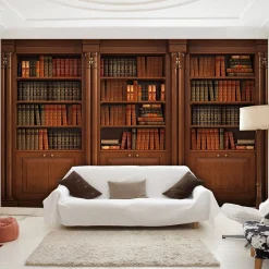 Selbstklebende Tapete 'Elegant Library'