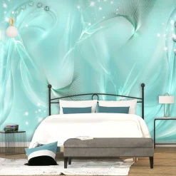 Selbstklebende Tapete 'Enchanted Turquoise'