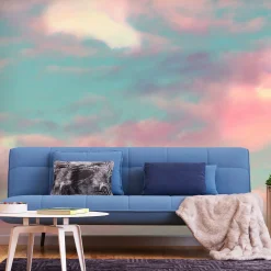 Selbstklebende Tapete 'Fire Clouds'
