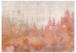 Selbstklebende Tapete 'Forest at Sunset'