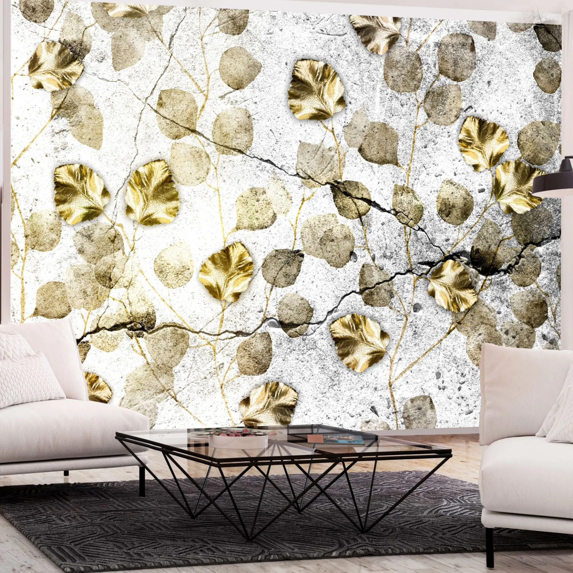 Selbstklebende Tapete 'Golden Symphony'