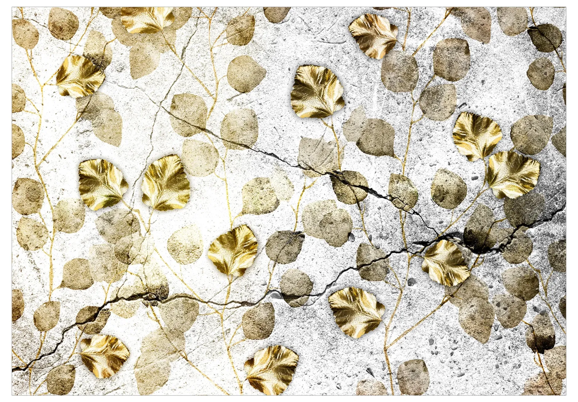 Selbstklebende Tapete 'Golden Symphony'