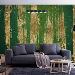Selbstklebende Tapete 'Golden-Green Expression'
