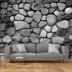Selbstklebende Tapete 'Grey Defence'