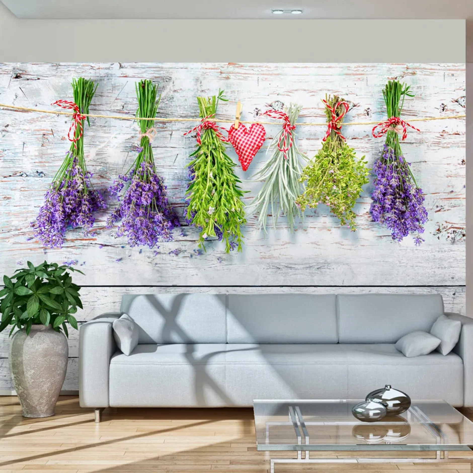 Selbstklebende Tapete 'Herbal Kitchen'