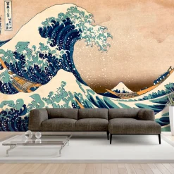 Selbstklebende Tapete 'Hokusai: The Great Wave off Kanagawa (Reproduction)'