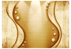 Selbstklebende Tapete 'Honey waves'