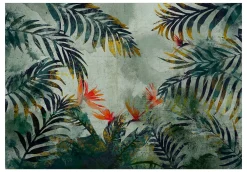 Selbstklebende Tapete 'Jungle Flowers'