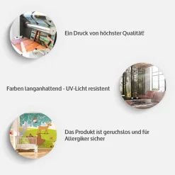 Selbstklebende Tapete 'Jungle Flowers'
