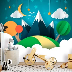 Selbstklebende Tapete 'Little Traveller'