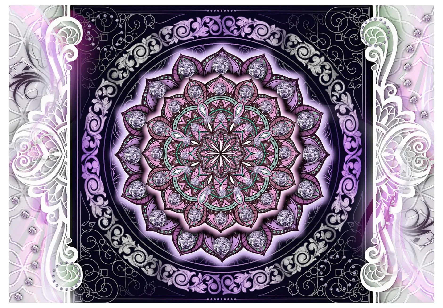 Selbstklebende Tapete 'Magic Kaleidoscope'