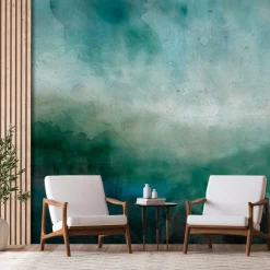 Selbstklebende Tapete 'Malachite Landscape'