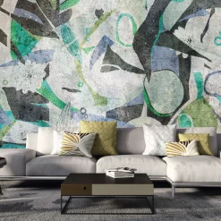 Selbstklebende Tapete 'Malachite Dream'