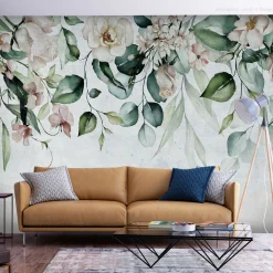 Selbstklebende Tapete 'Mint Garden'