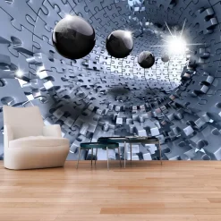 Selbstklebende Tapete 'Mysterious Tunnel'