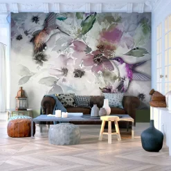 Selbstklebende Tapete 'Nature in Watercolor'