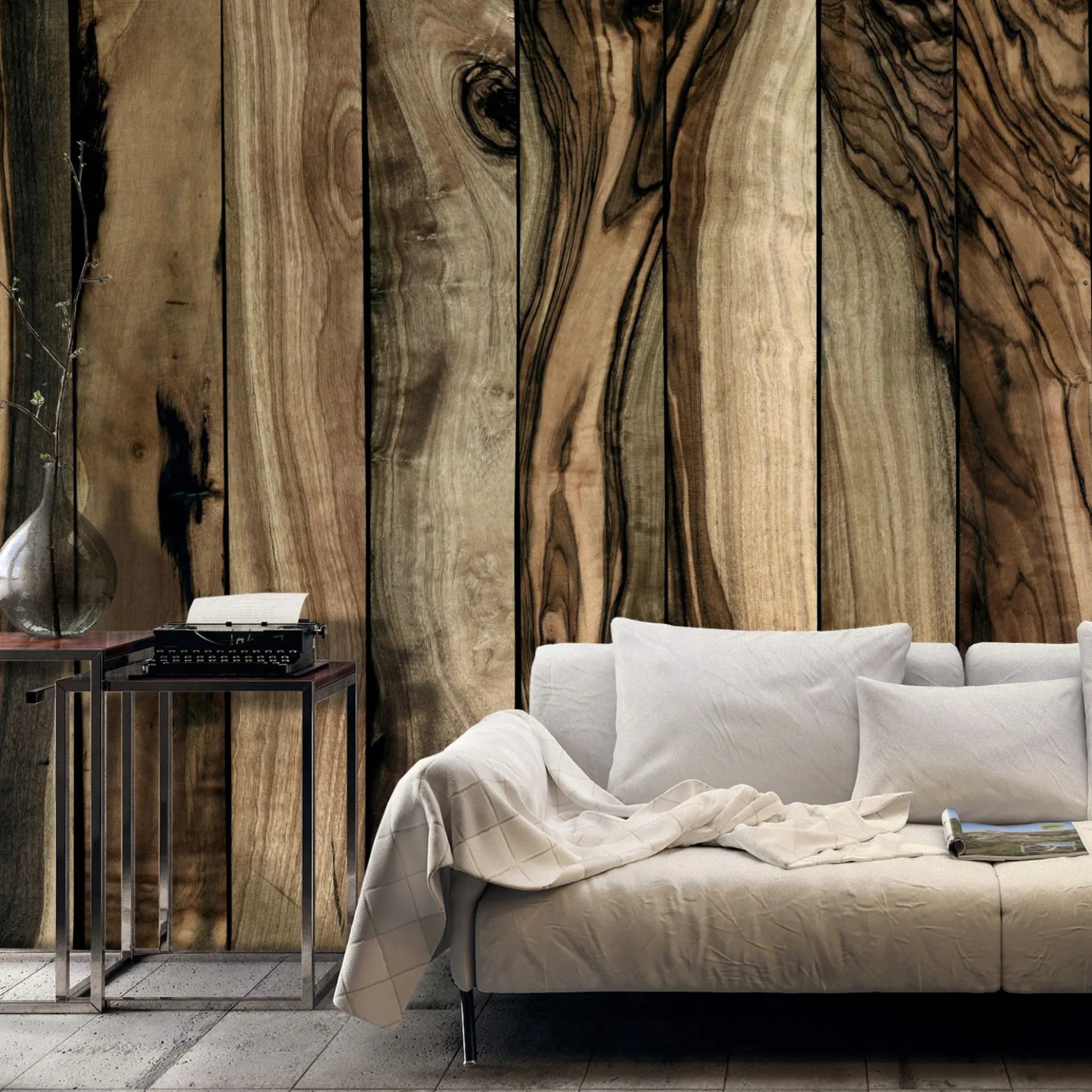 Selbstklebende Tapete 'Olive Wood'