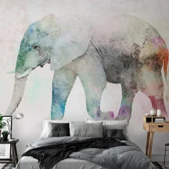 Selbstklebende Tapete 'Painted Elephant'