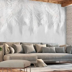 Selbstklebende Tapete 'Pale Palms'