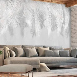 Selbstklebende Tapete 'Pale Palms'