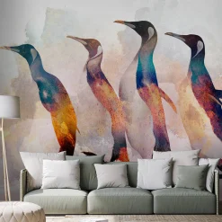 Selbstklebende Tapete 'Penguin Wandering'