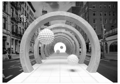 Selbstklebende Tapete 'Portal'