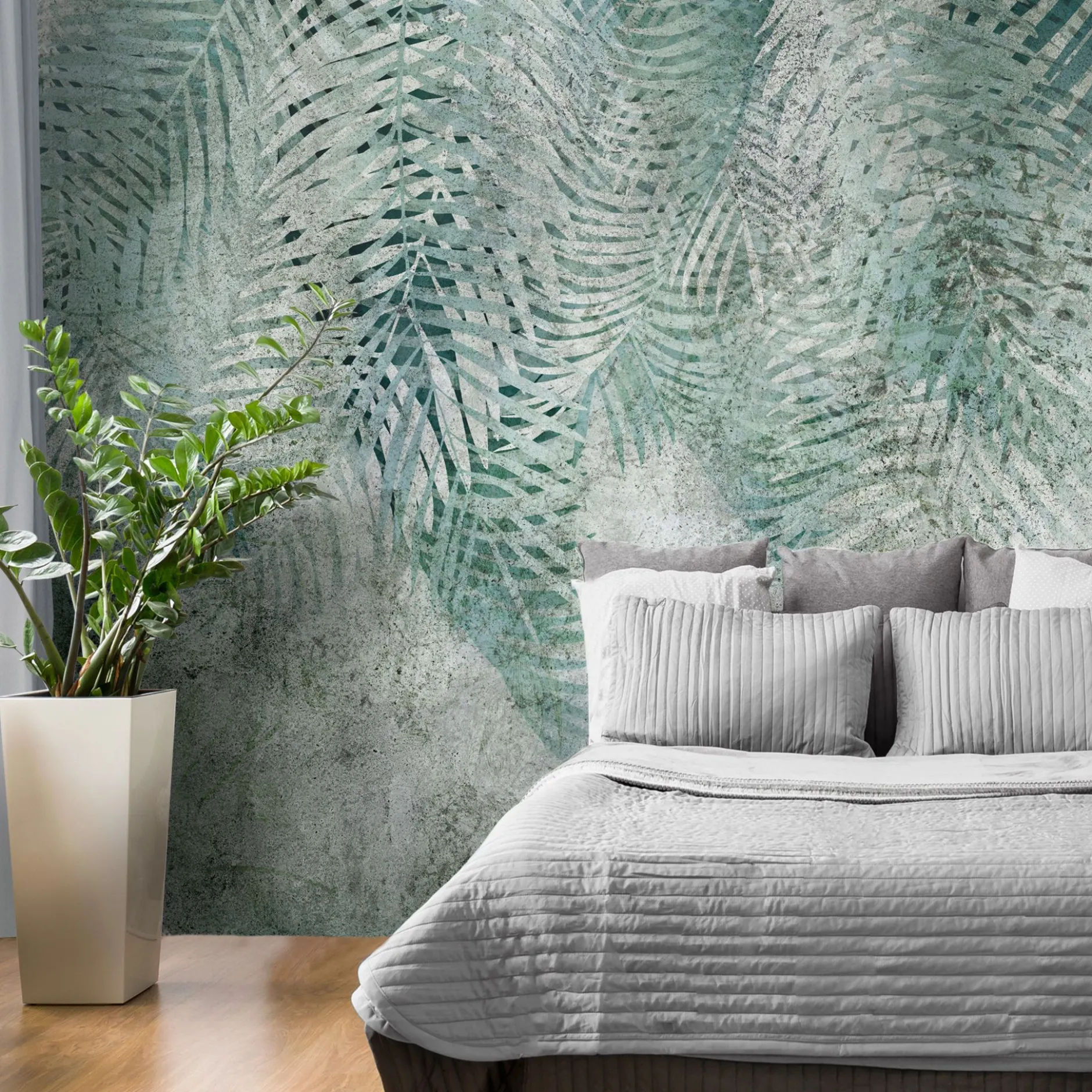 Selbstklebende Tapete 'Prehistoric Palm Trees'