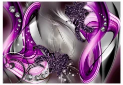 Selbstklebende Tapete 'Purple Splendour'