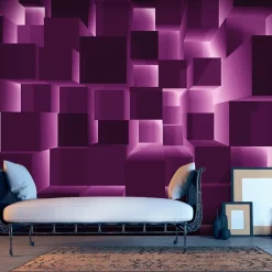Selbstklebende Tapete 'Purple Hit'