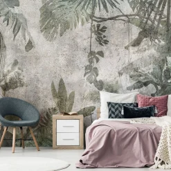 Selbstklebende Tapete 'Rain Forest in the Fog'