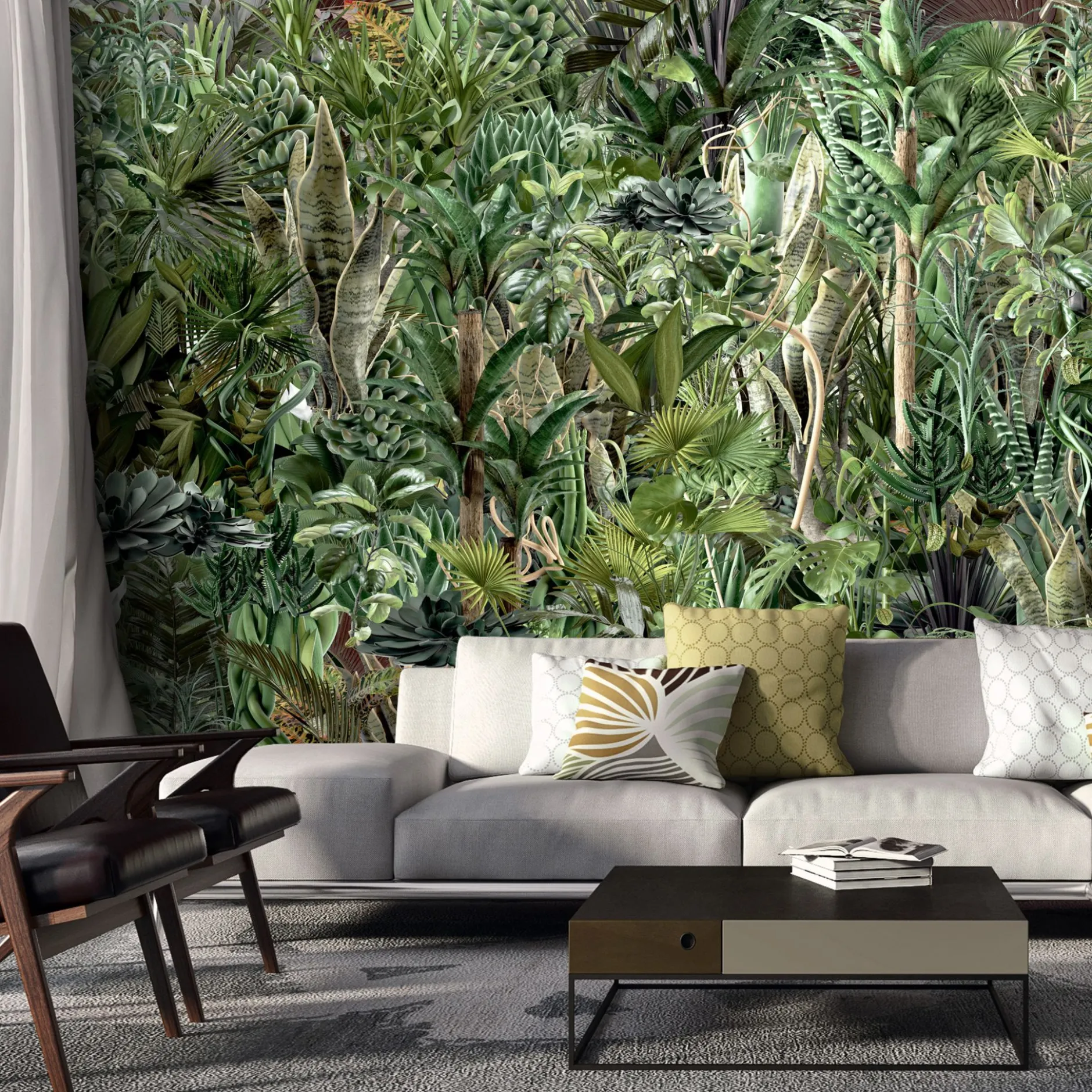Selbstklebende Tapete 'Richness of Jungle'