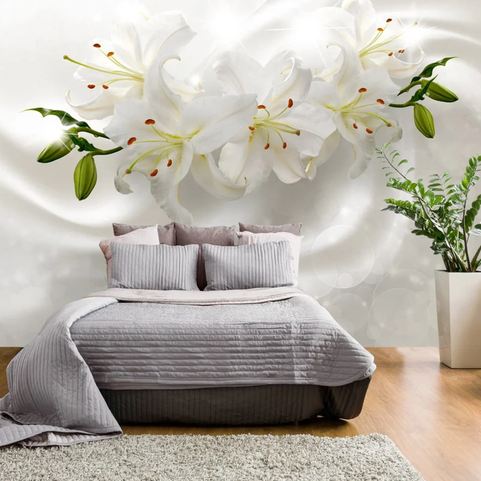 Selbstklebende Tapete 'Romantic Glow'