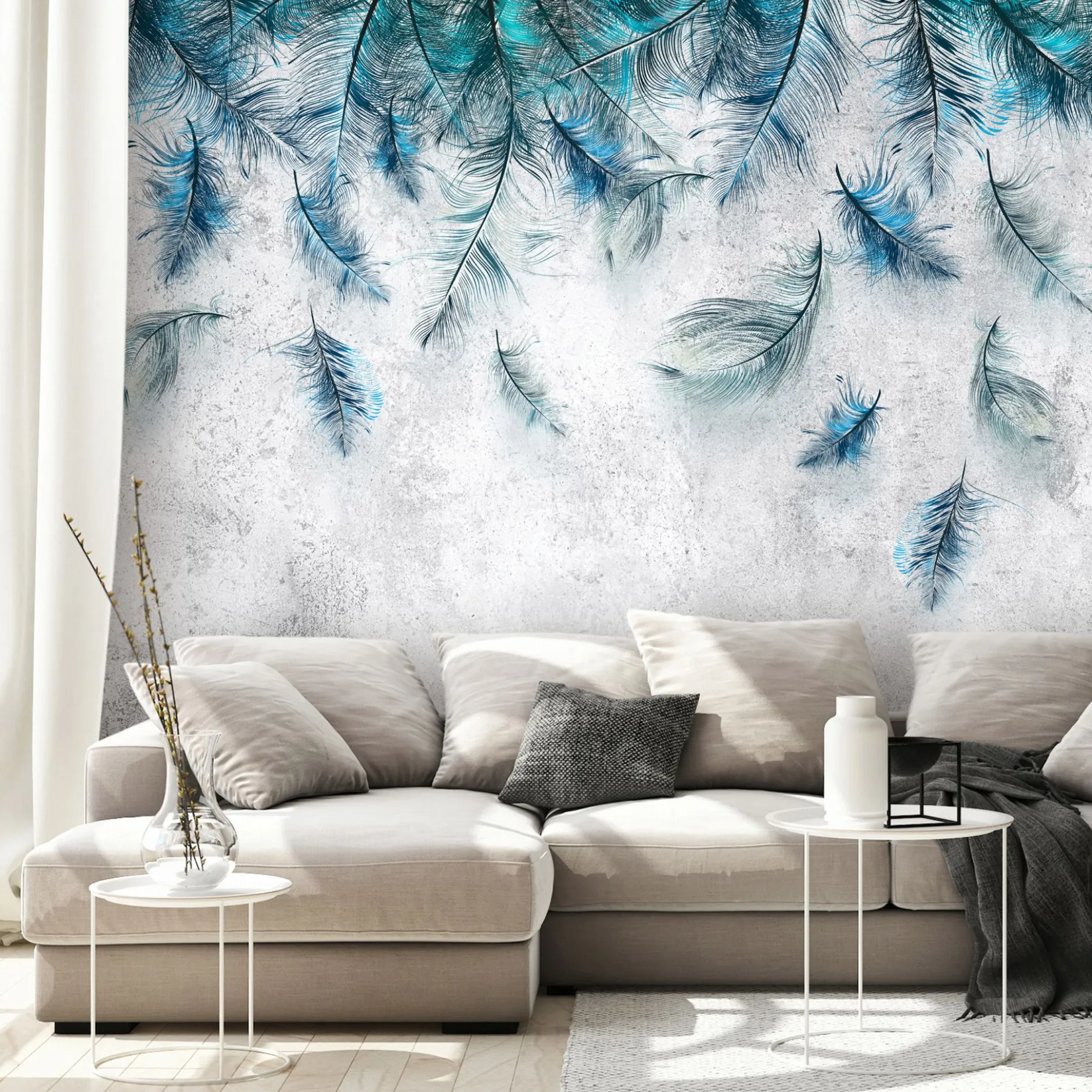 Selbstklebende Tapete 'Sapphire Breeze'
