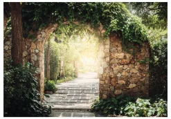 Selbstklebende Tapete 'Secret Garden'