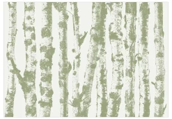 Selbstklebende Tapete 'Stately Birches - Third Variant'