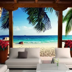 Selbstklebende Tapete 'Strand, Meer & Sonne'