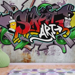 Selbstklebende Tapete 'Street Classic (Reggae Colours)'