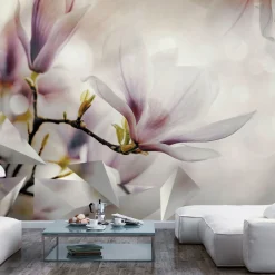 Selbstklebende Tapete 'Subtle Magnolias - First Variant'